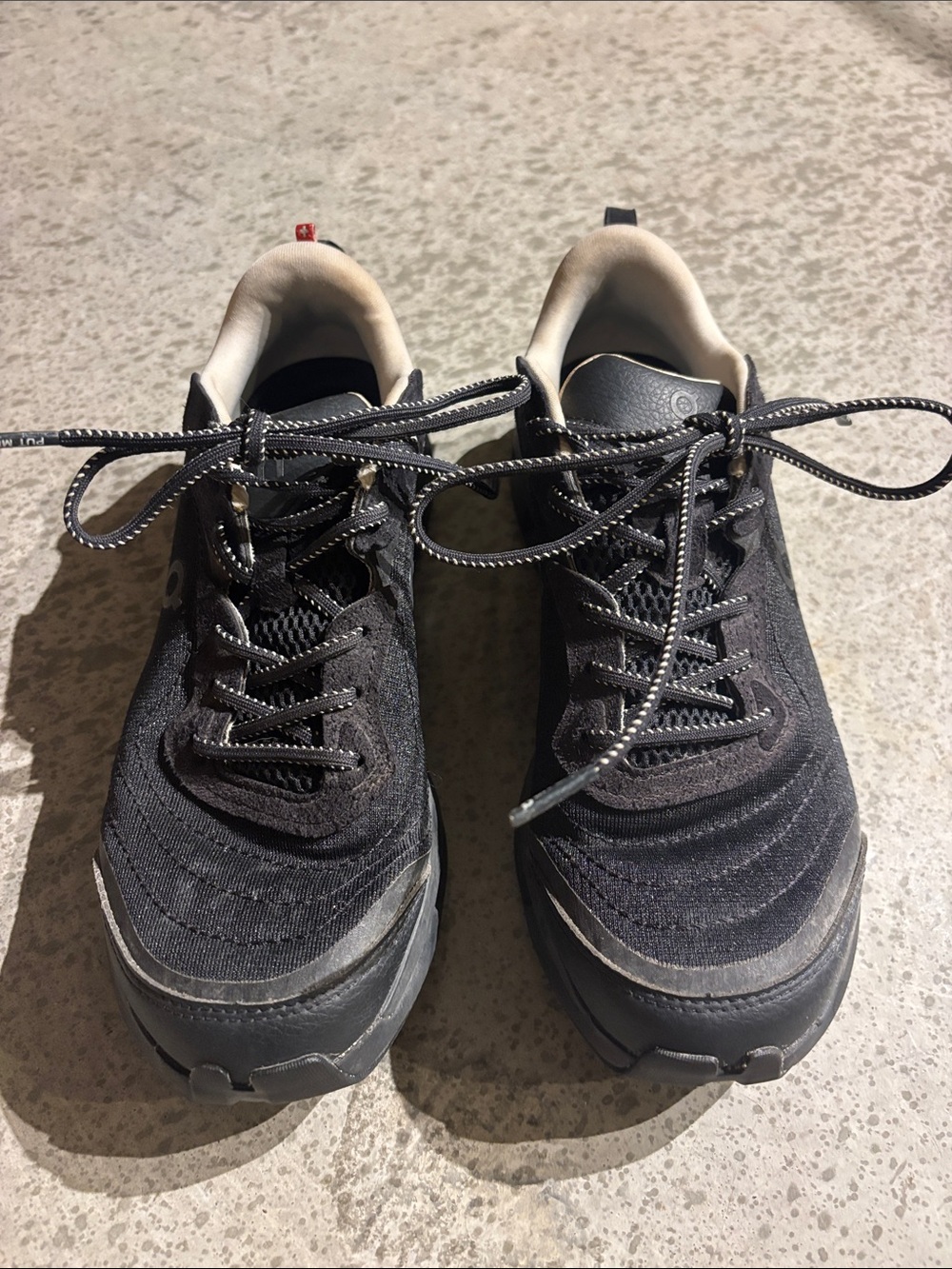 Women’s On Cloudzone Moon Black Athletic Lace-Up Sneakers